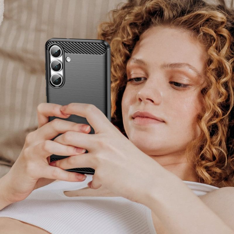 Kuori Samsung Galaxy S25 Fe Harjattu Hiilikuitu