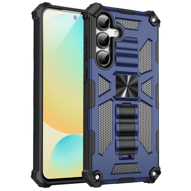Kuori Samsung Galaxy S25 Fe Iskunkestävä Suoja Sisäänrakennetulla Jalustalla