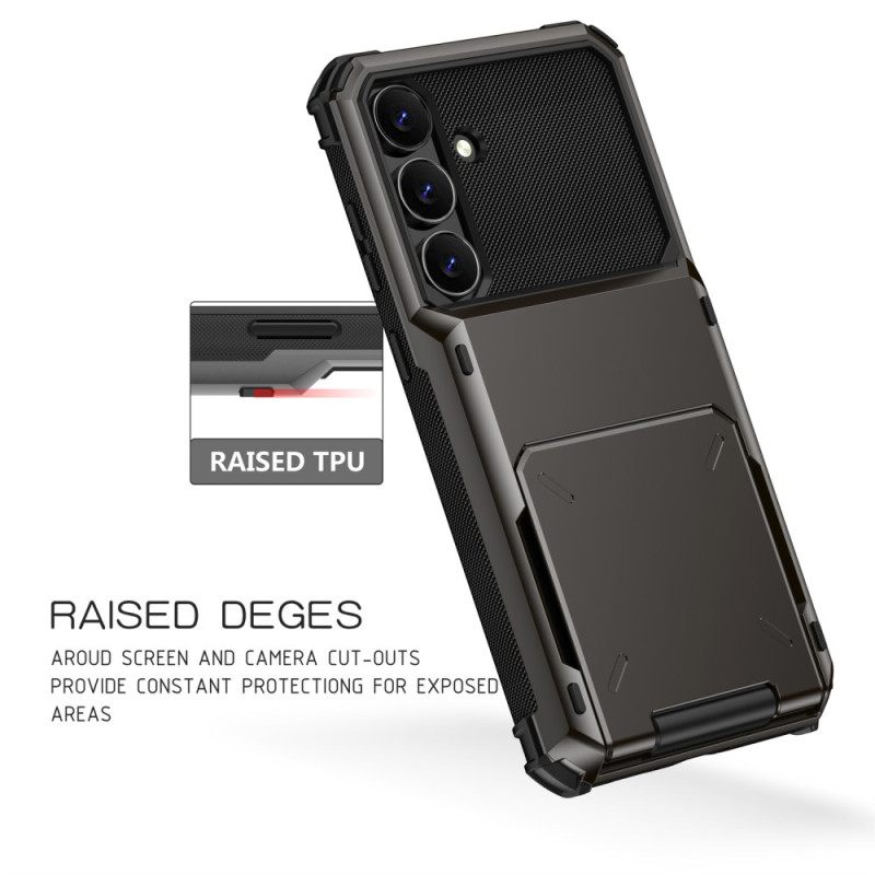 Kuori Samsung Galaxy S25 Fe Käännettävä Korttikotelo