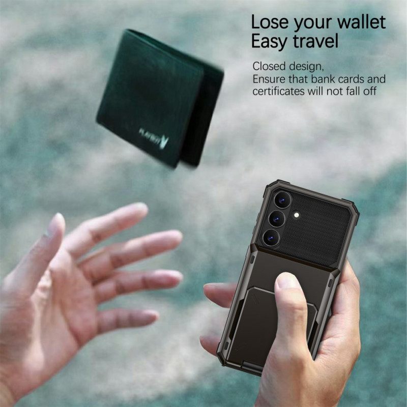 Kuori Samsung Galaxy S25 Fe Käännettävä Korttikotelo