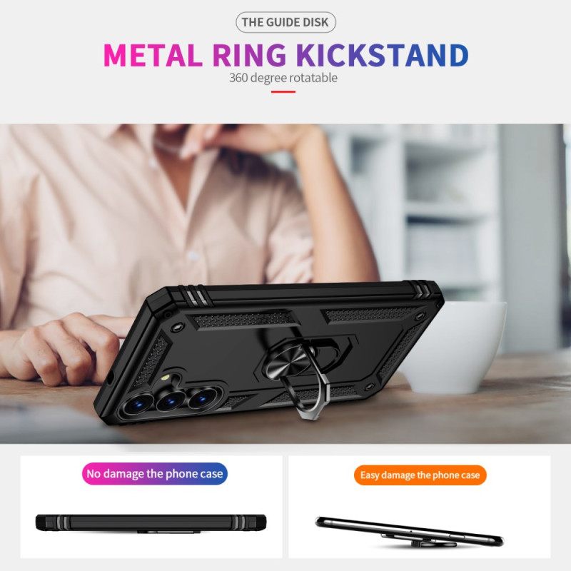 Kuori Samsung Galaxy S25 Fe Kestävä Kääntyvä Rengaspidike