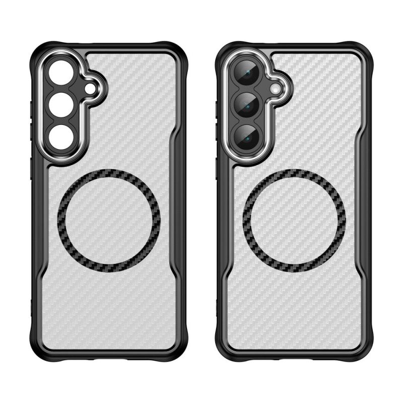 Kuori Samsung Galaxy S25 Fe Magsafe-yhteensopiva Hiilikuitukuviointi