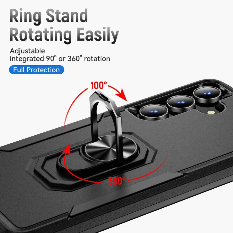 Kuori Samsung Galaxy S25 Fe Metalliefektinen Sormuspidike Suojakuori