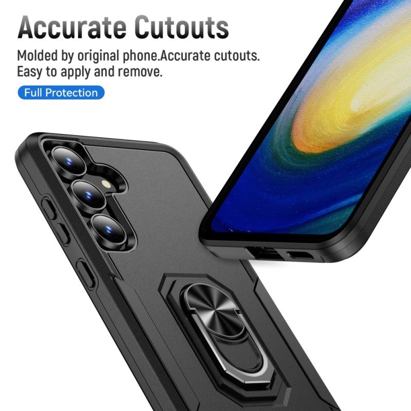 Kuori Samsung Galaxy S25 Fe Metalliefektinen Sormuspidike Suojakuori