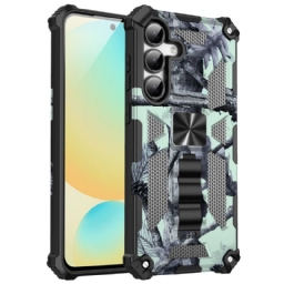 Kuori Samsung Galaxy S25 Fe Naamiointikuvio Ja Jalusta