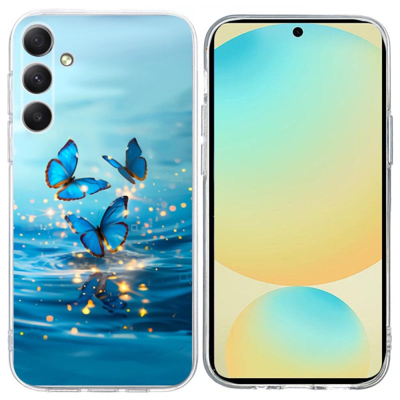 Kuori Samsung Galaxy S25 Fe Sinisiä Perhosia Suojakuori