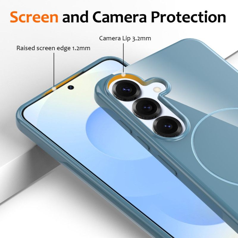 Kuori Samsung Galaxy S25 Fe Yhteensopiva Magsafen Kanssa Rannehihnalla