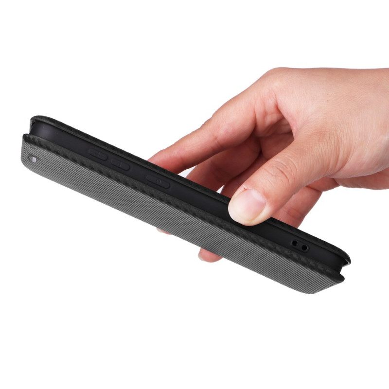 Nahkakotelo Samsung Galaxy S25 Fe Hiilikuitu