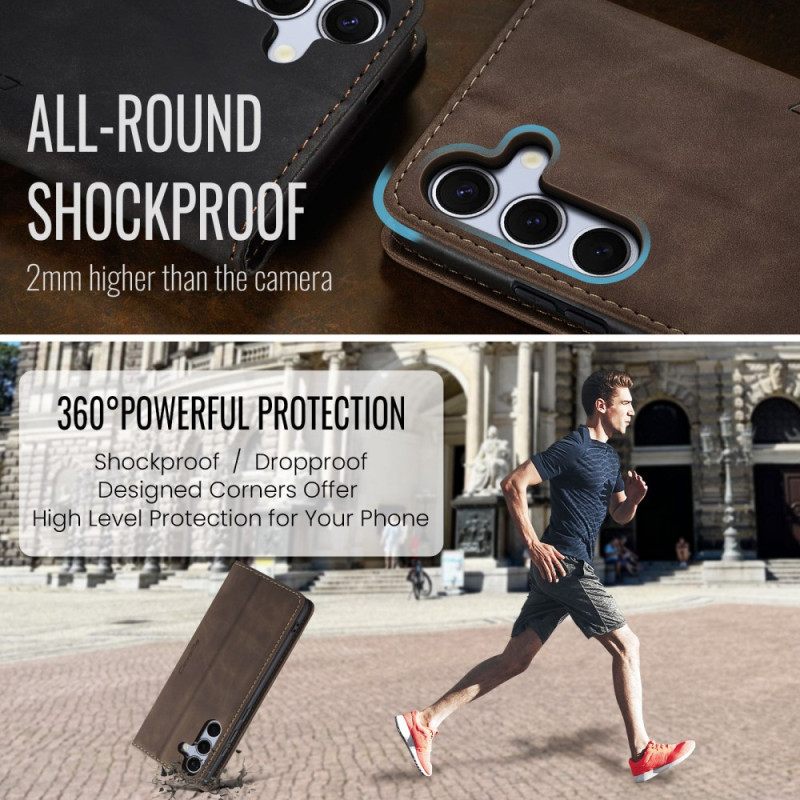 Nahkakotelo Samsung Galaxy S25 Fe Kaseemikuosi