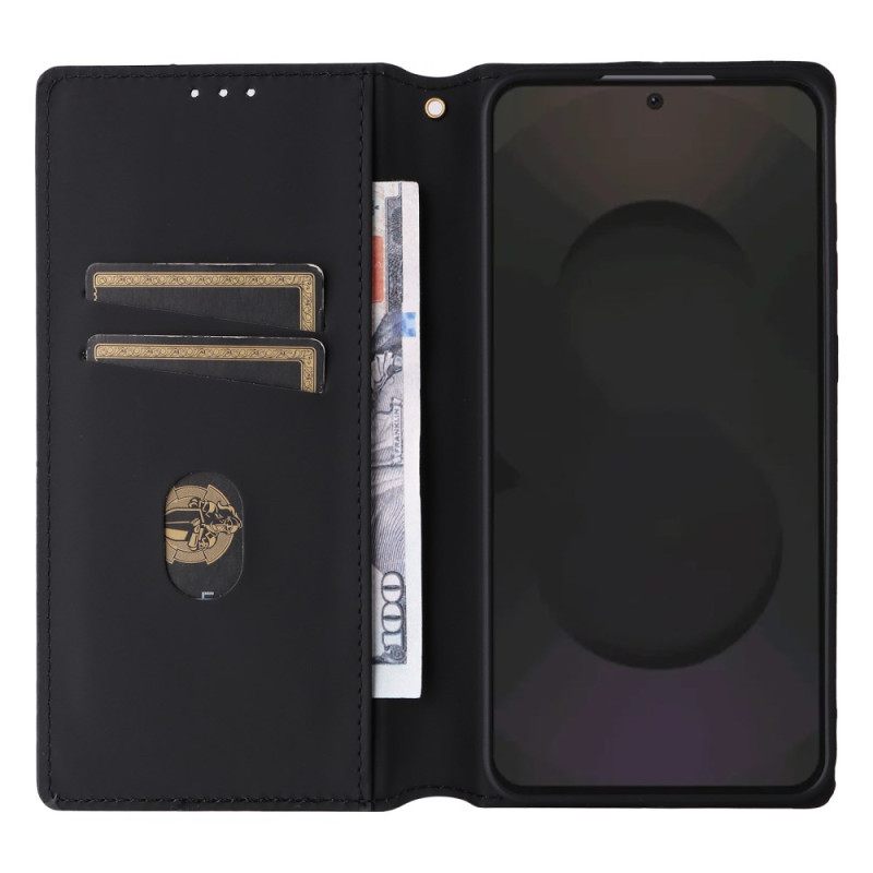 Nahkakotelo Samsung Galaxy S25 Fe Kiiltävä