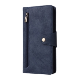 Nahkakotelo Samsung Galaxy S25 Fe Lompakko Vetoketjulla