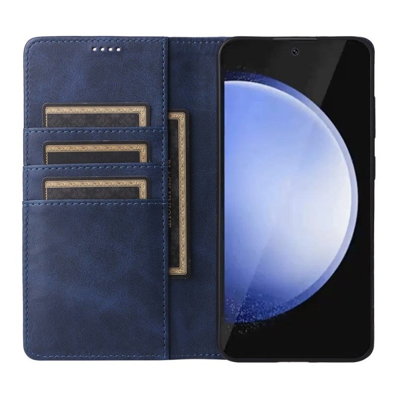 Nahkakotelo Samsung Galaxy S25 Fe Nahkakuvio Suojakuori