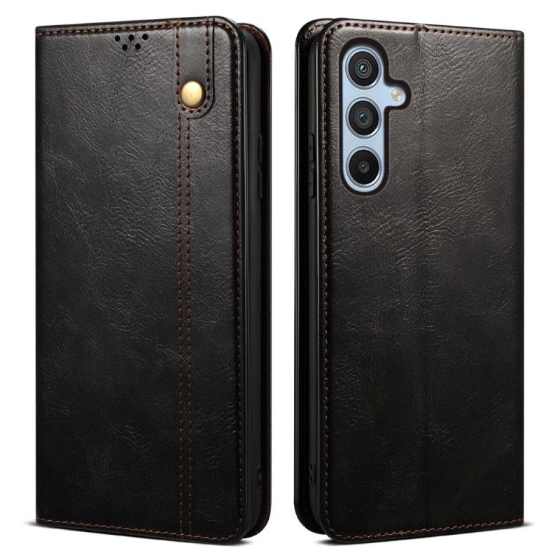 Nahkakotelo Samsung Galaxy S25 Fe Vahattu Tekonahka Suojakuori