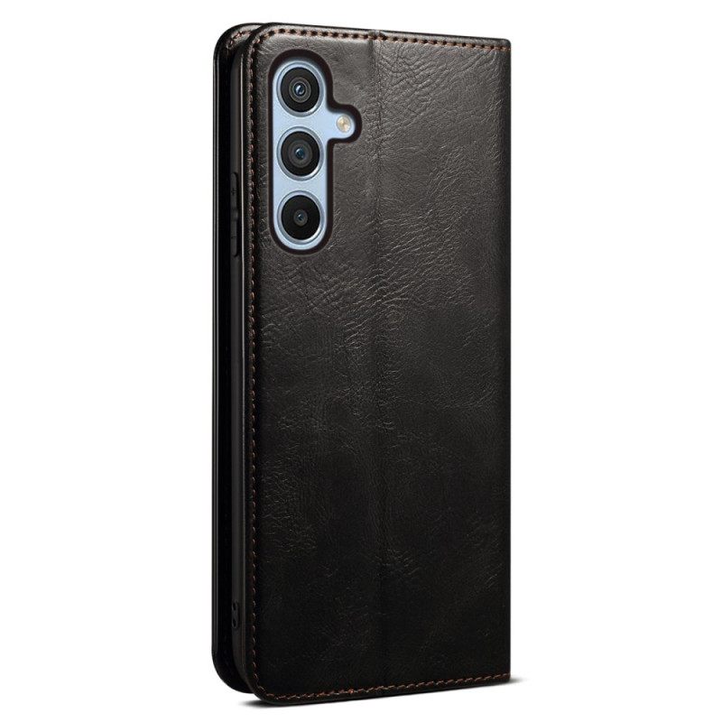 Nahkakotelo Samsung Galaxy S25 Fe Vahattu Tekonahka Suojakuori