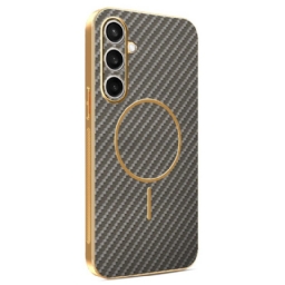 Puhelinkuoret Samsung Galaxy S25 Fe Magsafe-hiilikuitukuvio