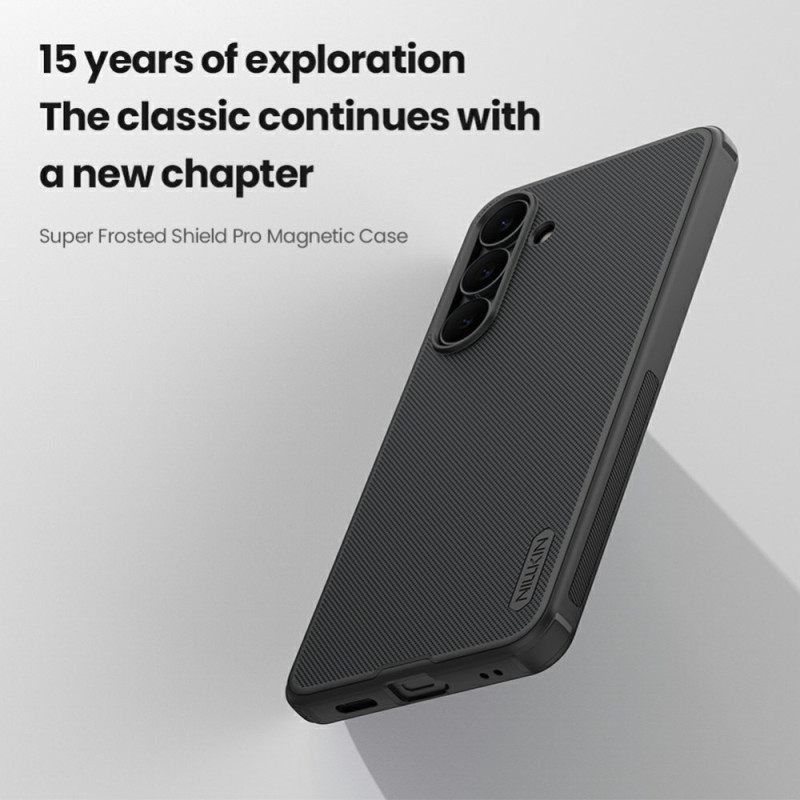Puhelinkuoret Samsung Galaxy S25 Fe Yhteensopiva Magsafe Frosted Shield Pro Nillkinin Kanssa