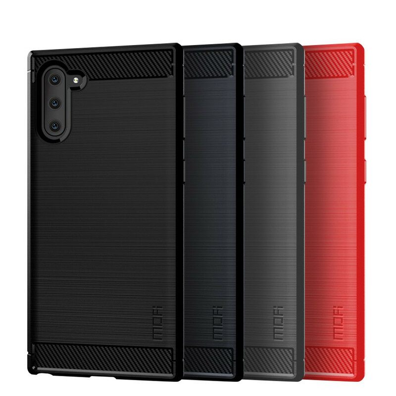 Kuori Samsung Galaxy Note 10 Harjattu Hiilikuitu Mofi