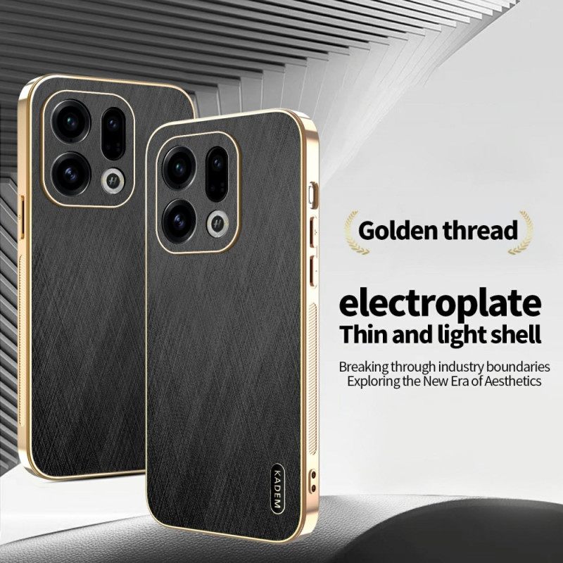 Kuori Oppo Find X9 5g Kadem Nahkaefekti