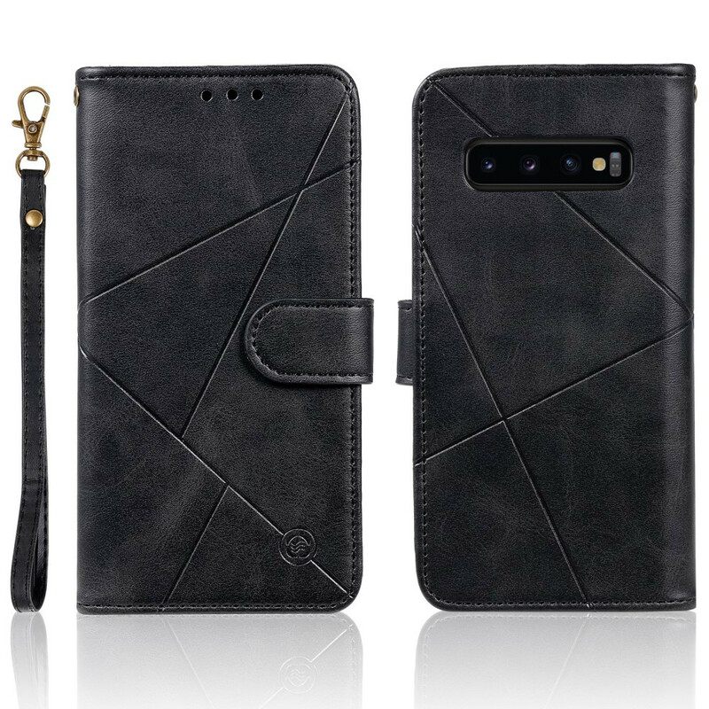Kotelot Samsung Galaxy S10 Faux Leather Timantit