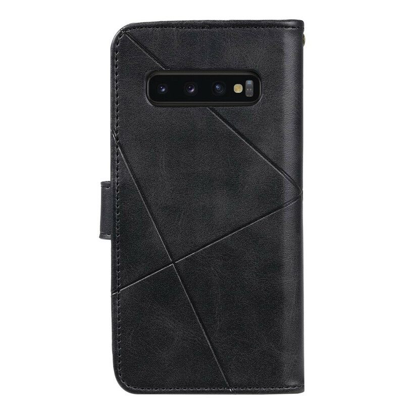 Kotelot Samsung Galaxy S10 Faux Leather Timantit