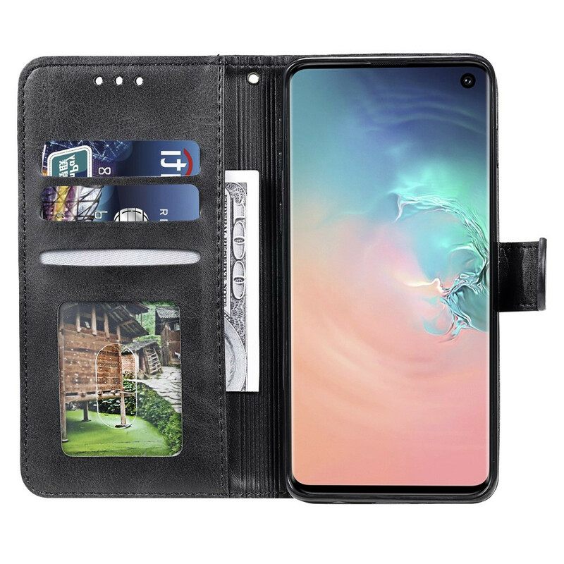Kotelot Samsung Galaxy S10 Faux Leather Timantit