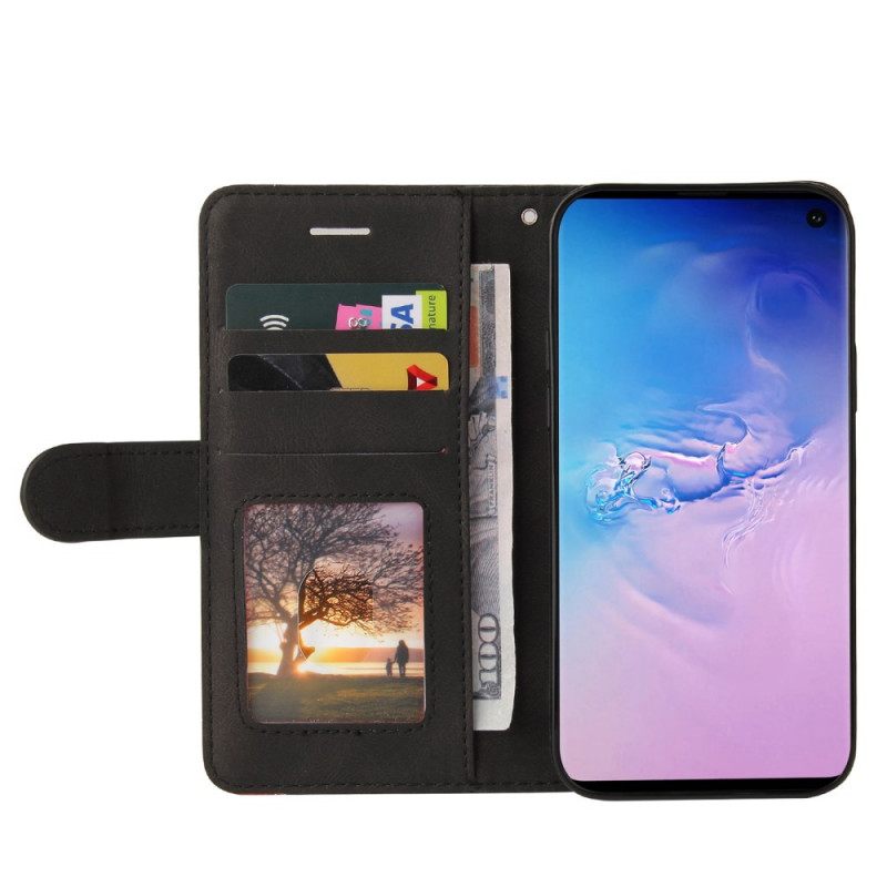 Kotelot Samsung Galaxy S10 Signature Kaksisävyinen Keinonahka
