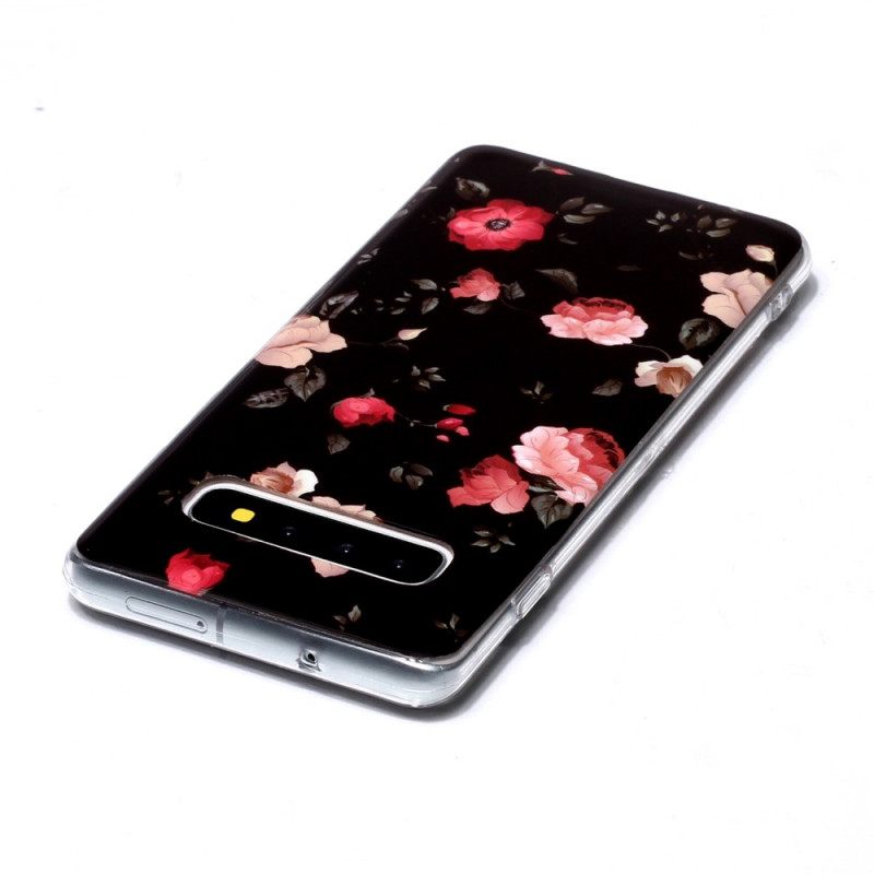 Kuori Samsung Galaxy S10 Fluorescent Liberty Flowers