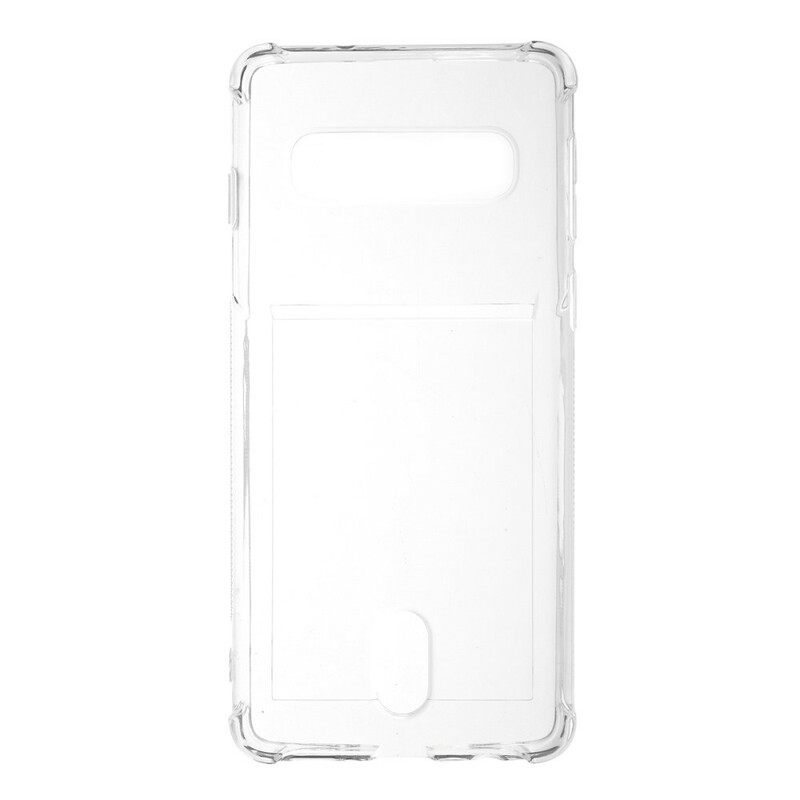 Kuori Samsung Galaxy S10 Läpinäkyvä Korttikotelo