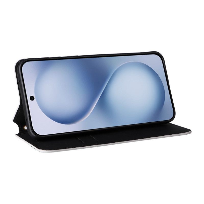 Nahkakotelo Vivo X200 Fe Timantit