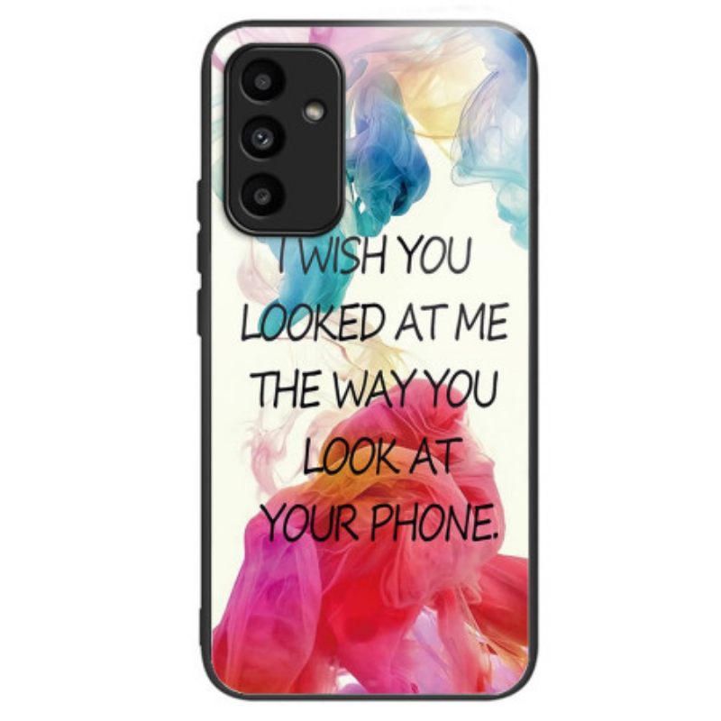 Kuori Samsung Galaxy A15 5g Karkaistu Lasi Jonka Toivon Sinun Katsovan Minua Suojakuori