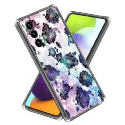 Kuori Samsung Galaxy A15 5g Purppurat Kukat