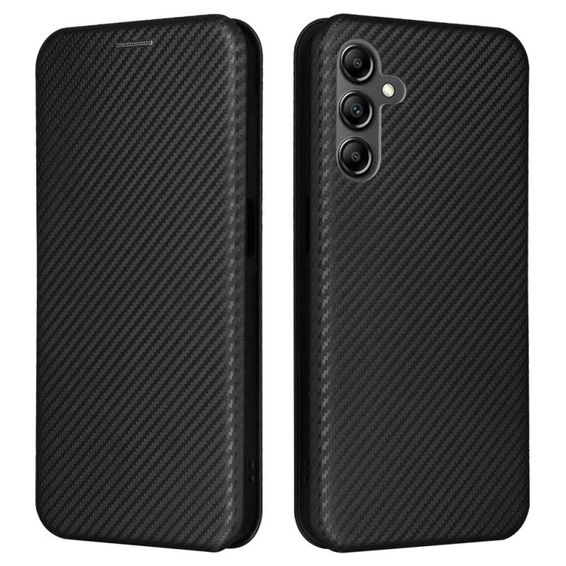 Nahkakotelo Samsung Galaxy A15 5g Klassinen Hiilikuitu
