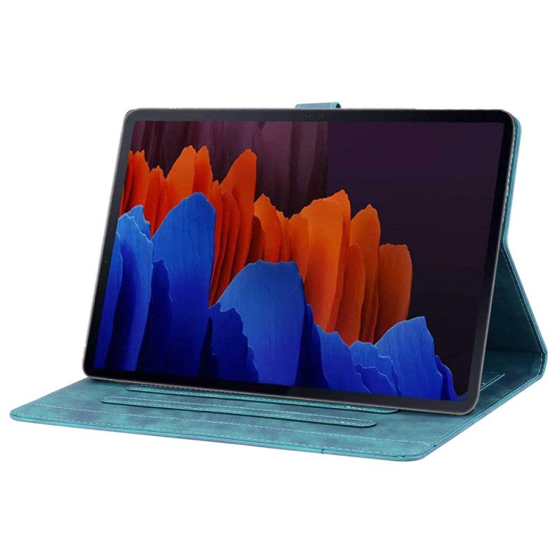 Kotelot Samsung Galaxy Tab S11 Ultra Mokkanahkaefekti Kissan Kohtaus