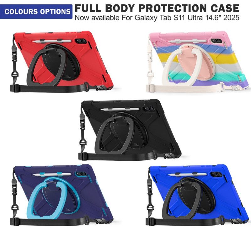 Kuori Samsung Galaxy Tab S11 Ultra Kestävä Olkahihnalla