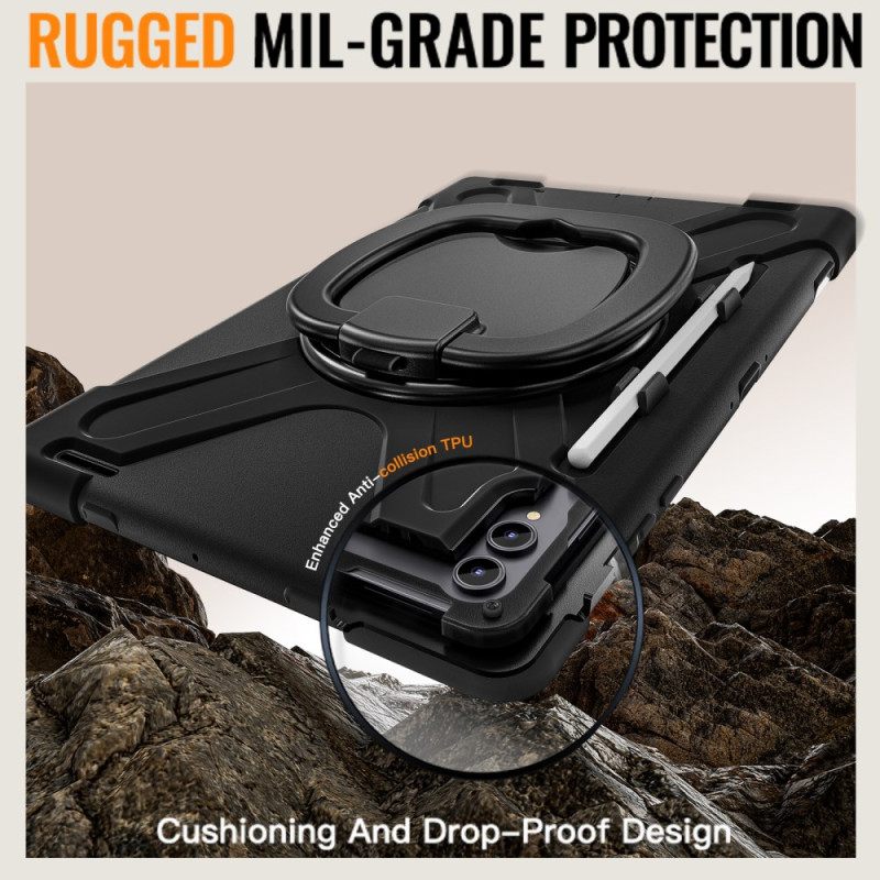 Kuori Samsung Galaxy Tab S11 Ultra Kolminkertainen Suoja Kääntyvällä Kahvalla