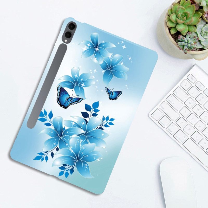 Puhelinkuoret Samsung Galaxy Tab S11 Ultra Sinisiä Perhosia