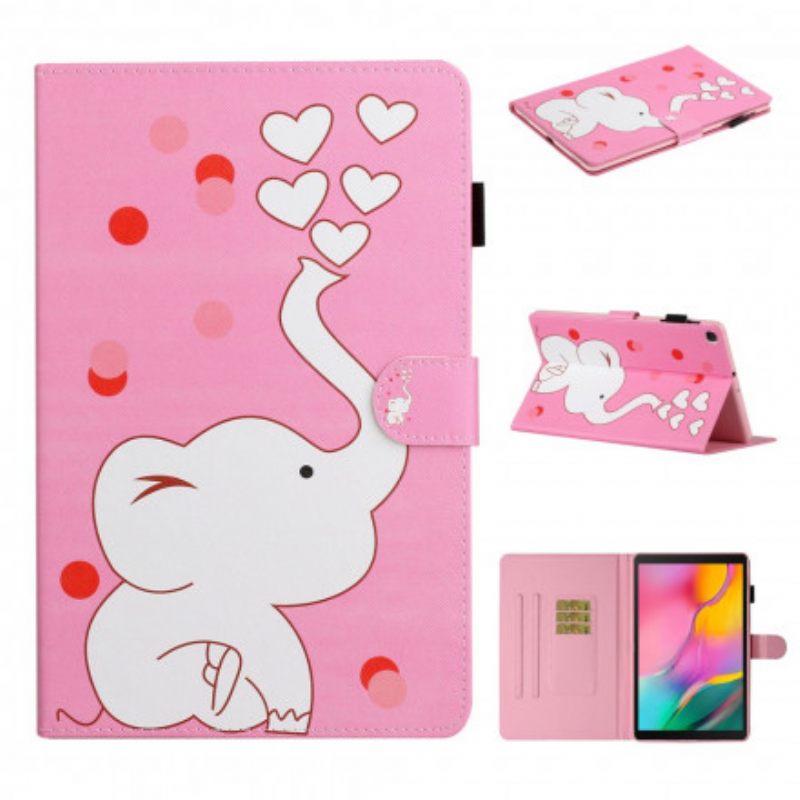 Kotelot Samsung Galaxy Tab A7 Elephant Rakastunut