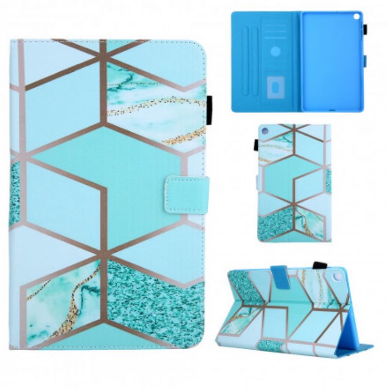 Kotelot Samsung Galaxy Tab A7 Geometrinen Kuvio