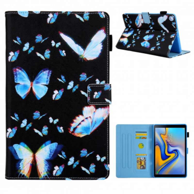 Kotelot Samsung Galaxy Tab A7 Useita Perhosia
