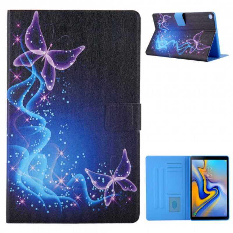 Kotelot Samsung Galaxy Tab A7 Värikkäät Perhoset