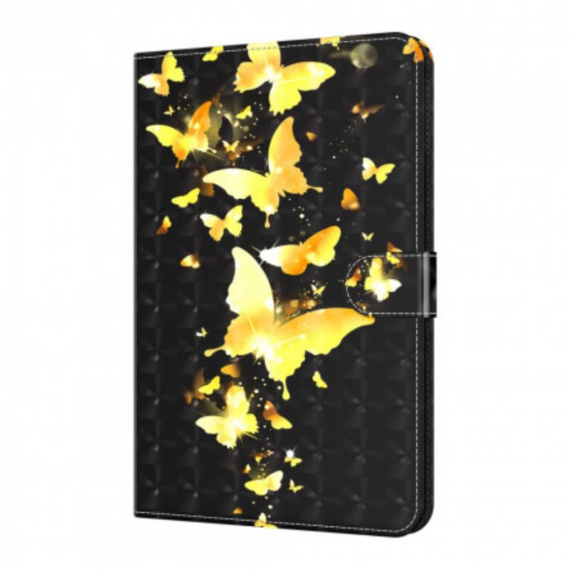 Nahkakotelo Samsung Galaxy Tab A7 Butterflies Spot Light