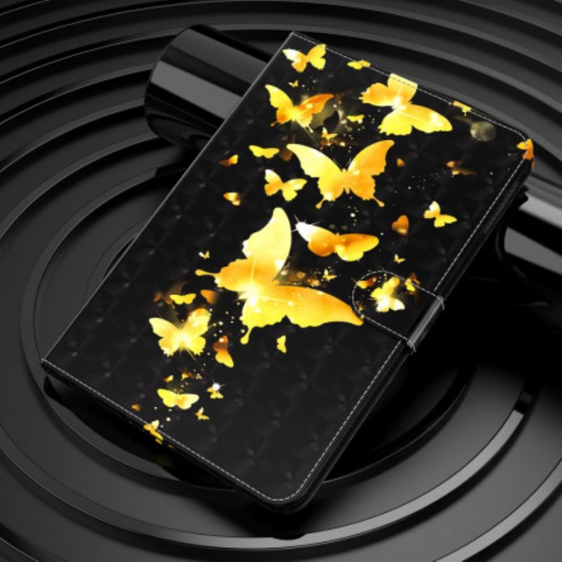 Nahkakotelo Samsung Galaxy Tab A7 Butterflies Spot Light