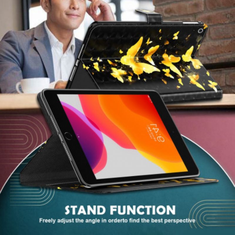 Nahkakotelo Samsung Galaxy Tab A7 Butterflies Spot Light