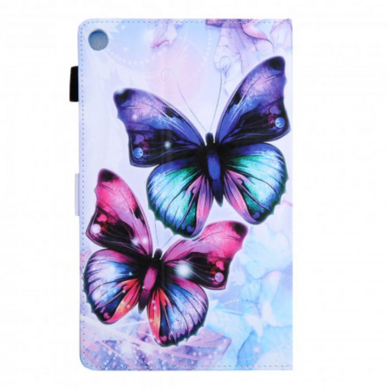 Nahkakotelo Samsung Galaxy Tab A7 Enchanted Butterflies