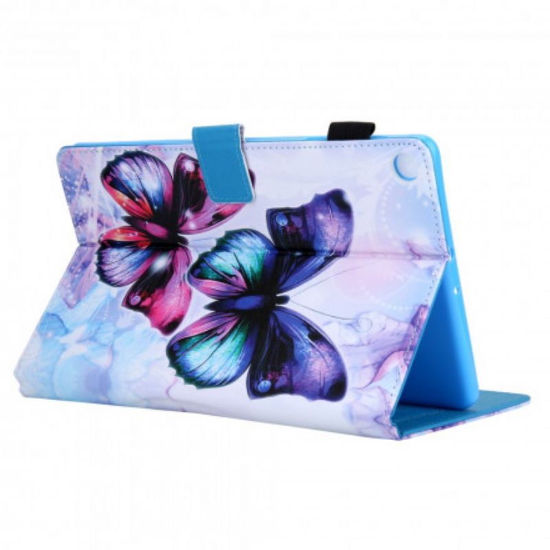 Nahkakotelo Samsung Galaxy Tab A7 Enchanted Butterflies