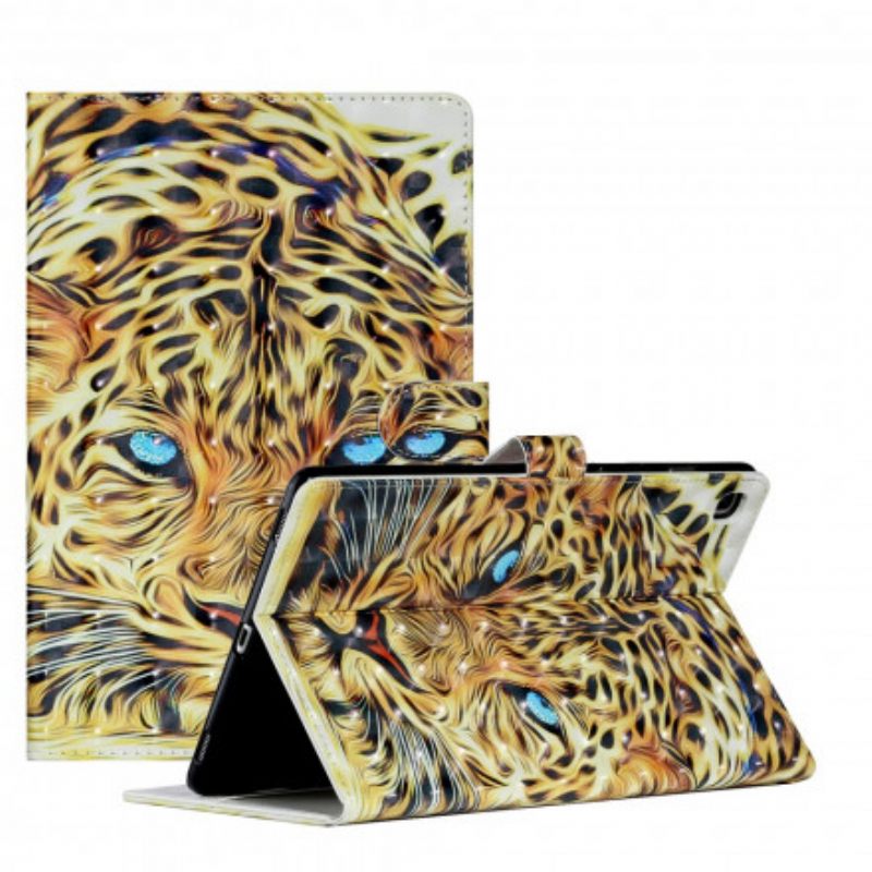 Nahkakotelo Samsung Galaxy Tab A7 Leopard