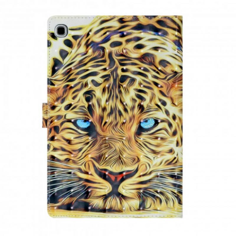 Nahkakotelo Samsung Galaxy Tab A7 Leopard