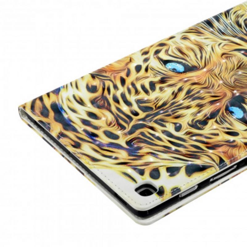 Nahkakotelo Samsung Galaxy Tab A7 Leopard