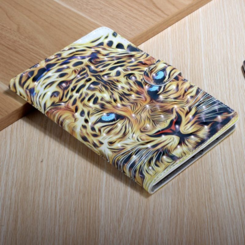 Nahkakotelo Samsung Galaxy Tab A7 Leopard