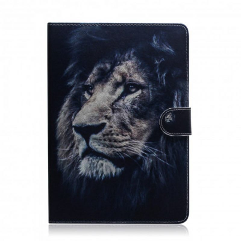 Nahkakotelo Samsung Galaxy Tab A7 Lion Head